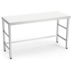 Mesa central s/entrepaño 1500x600x850 mm.