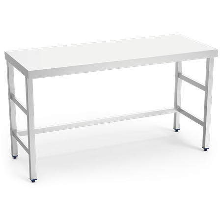 Mesa central s/entrepaño 1500x600x850 mm.