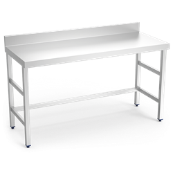 Mesa mural s/entrepaño 1500x700x850 mm.