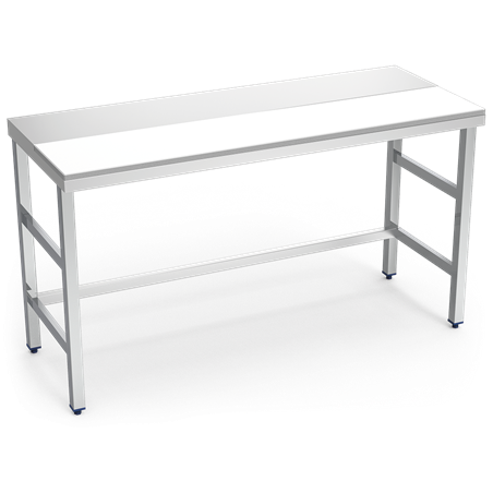 Mesa prepar.central fb.blanca s/ent.2000x600x850