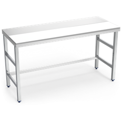 Mesa prepar.central fb.blanca s/ent.1000x800x850