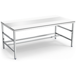 Mesa despiece fb.blanca s/entrep.1500x1300x850 mm.