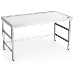 Mesa central c/reborde,desagüe,s/ent.1500x600x850