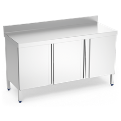 Mesa mural c/2 puertas abatibles 1000x700x850 mm.