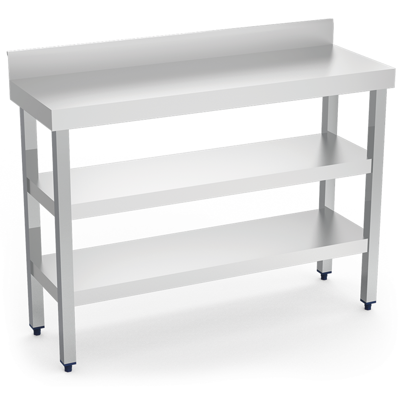 Mesa mural sotabanco c/2 entrep. 1000x400x850 mm.