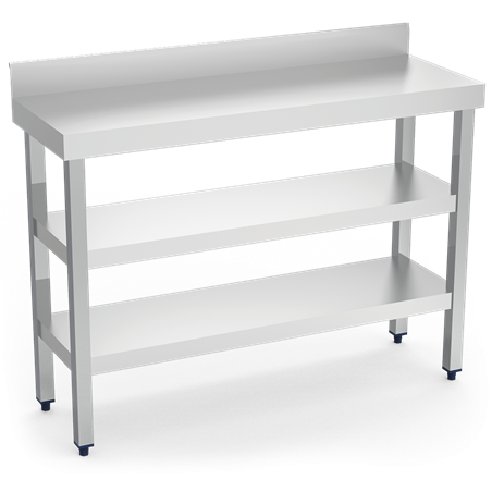 Mesa mural sotabanco c/2 entrep. 1000x400x850 mm.