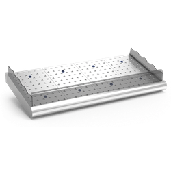 Mostrador de pescadería sobre obra de 1948x950x270