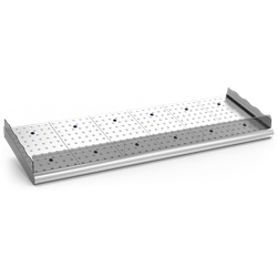 Mostrador de pescadería sobre obra de 2911x950x270