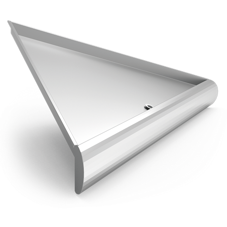 Escuadra exterior para mostrador 1289x967x256 mm.