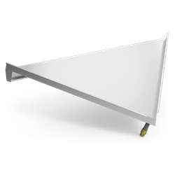 Escuadra interior para mostrador 1230x870x118 mm.