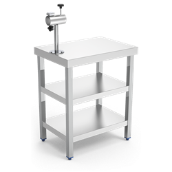 Mesa inox jamonera RT-2D 710x500x1.220 mm