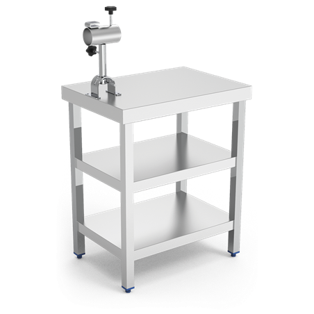 Mesa inox jamonera RT-3D 710x500x1220 mm