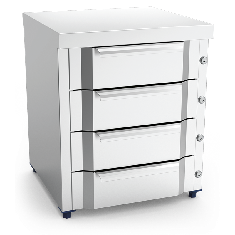 Box modular cuatro cajones 439x430x528 mm.