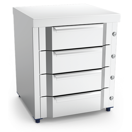 Box modular cuatro cajones 439x430x528 mm.