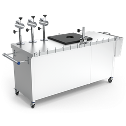 Punto de venta portátil de jamones 1815x645x1150 mm