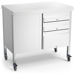 Mesa central para exteriores 1000x600x930 mm.