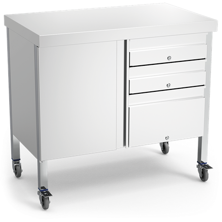 Mesa central para exteriores 1000x600x930 mm.