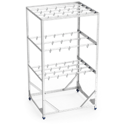 Palet para jamones 3 niveles 1153x953x2033 mm.