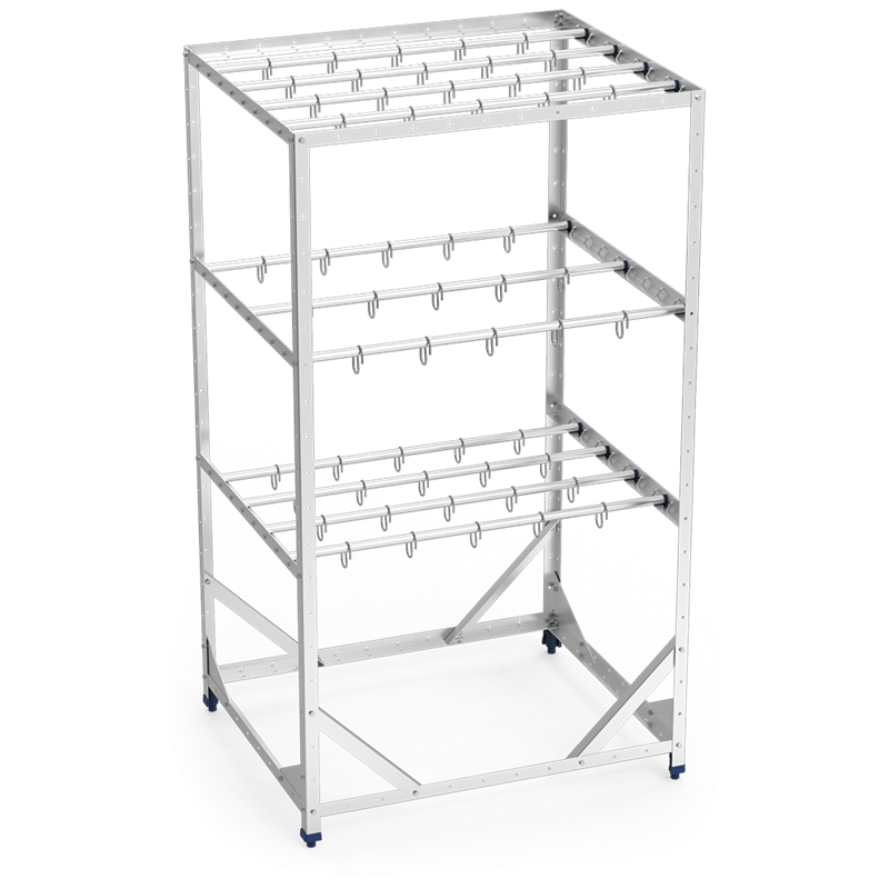 Palet para jamones 3 niveles 1153x953x2033 mm.