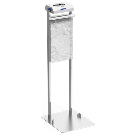 Conjunto dispensador de guantes y bolsas colgantes