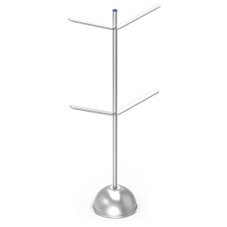 Columna para dispensador de bolsas 550x290x1245 mm.