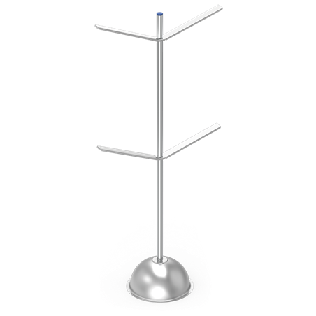 Columna para dispensador de bolsas 550x290x1245 mm.