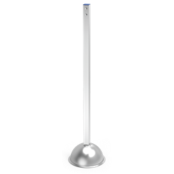 Columna inoxidable para dispensador "Su turno".