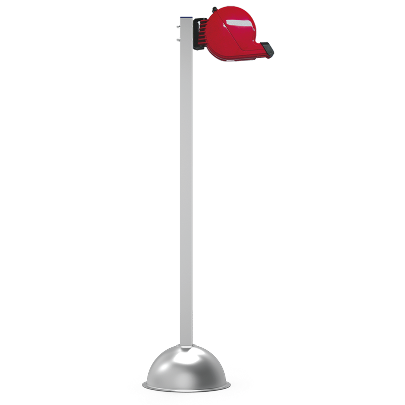 Columna inoxidable con dispensador "Su turno"