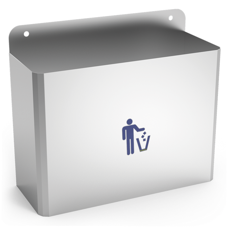 Papelera 330x130x275 mm.