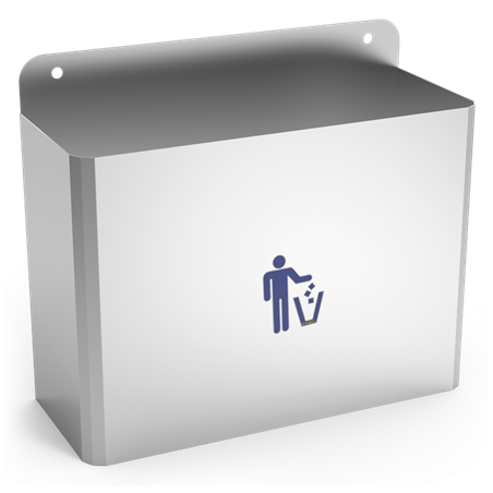 Papelera 330x130x275 mm.