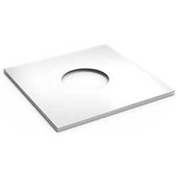 Hacer agujero de desbarasado a estante inoxidable para Imagine