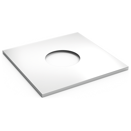 Hacer agujero de desbarasado a estante inoxidable para Imagine