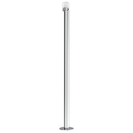 Cenicero de pie para espacios reducidos 60x60x1064 mm.