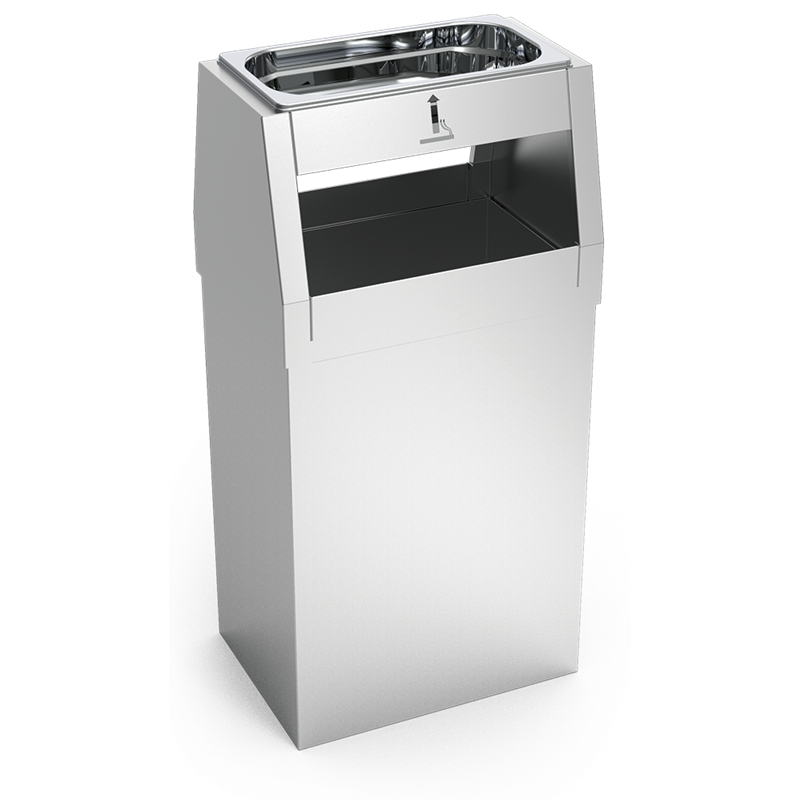 Cenicero-papelera 360x258x733 mm.