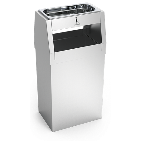 Cenicero-papelera 360x258x733 mm.