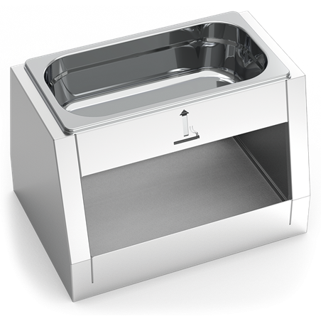 Caperuza portacenicero para papelera 360x258x254 mm.