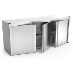 Armario inox de puertas abatibles 1075x340x660 mm