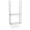 Estantería inox suspendida 991x391x2000 mm