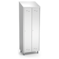 Taquilla mediana de 2 puertas de 680x480x2010 mm.