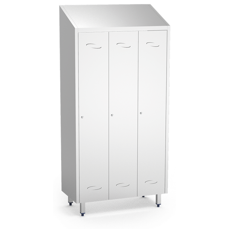 Taquilla grande de 3 puertas de 985x480x2010 mm.