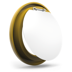 Conjunto de aro y trampilla color amarillo para contenedor