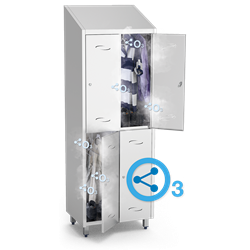 Opción de kit de ozono acoplado.