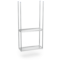 Estantería inox suspendida 1891x391x2000 mm