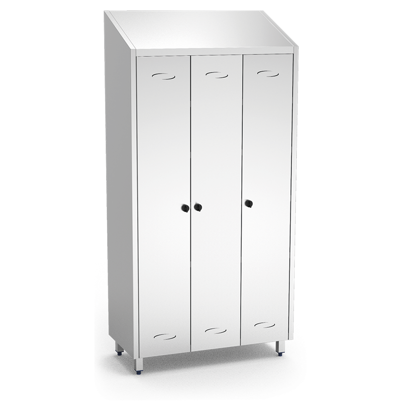 Armario-estantería reforzado de 983x480x2010 mm.