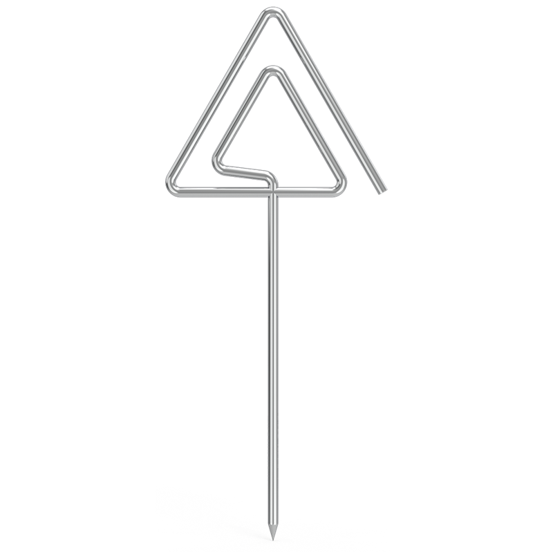 Portaprecios en varilla inox con pincho 60x6x160 mm