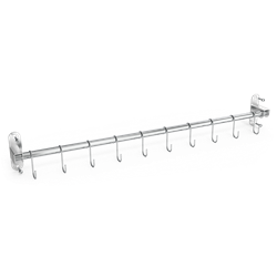 Kit para colgar utensilios de 750x50x100 mm con 10 ganchos