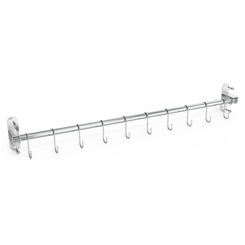 Kit para colgar utensilios de 750x50x100 mm con 10 ganchos