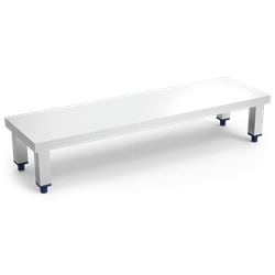 Escalón para vitrina de 1400x400x130 a 230 mm.