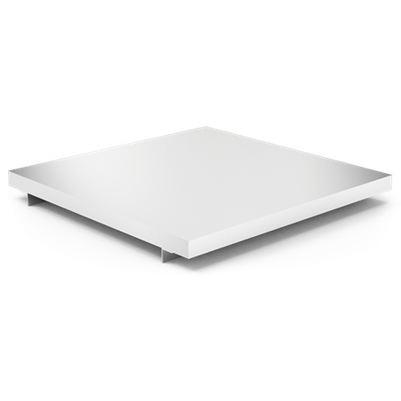 Soporte sobre-mostrador para balanza 390x390x30 mm