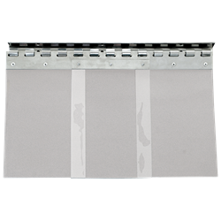 Cortina de lamas de PVC 984x40x2000 mm.